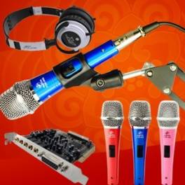 classical capacitive microphone and cantilever and 5.1 sound card colour optional