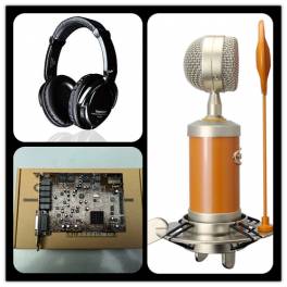 innovate 5.1 0060 built-in sound card and MAGIC-V MINI capacitive microphone