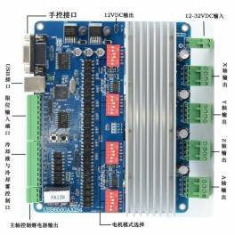 USBCNC controller engraving machine driver board USB interface 4 2 stepping motor 3.5A electric current