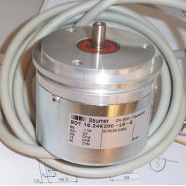 motor 345113 encoder BDT 16.24K200-L6-5 CH-8501